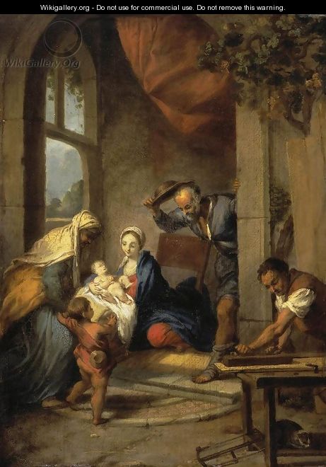 Holy Family - Nicolas Vleughels