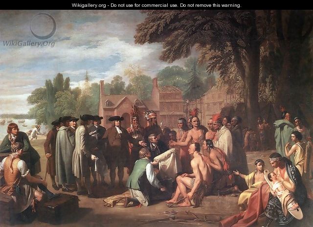 The Treaty of Penn with the Indians - Benjamin West