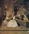 L'Enseigne de Gersaint (detail) - Jean-Antoine Watteau