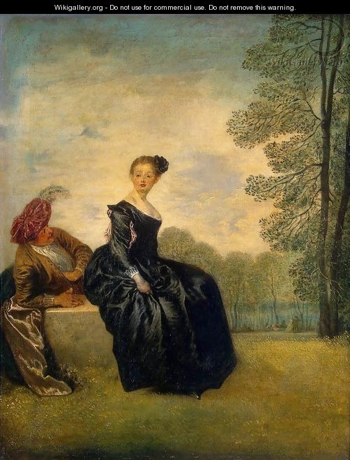 La Boudeuse - Jean-Antoine Watteau