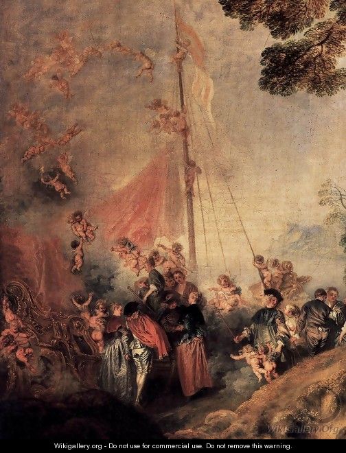 Pilgrimage to Cythera (detail) - Jean-Antoine Watteau