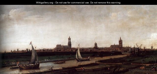 View of Delft from the Northwest - Hendrick Cornelisz. Vroom