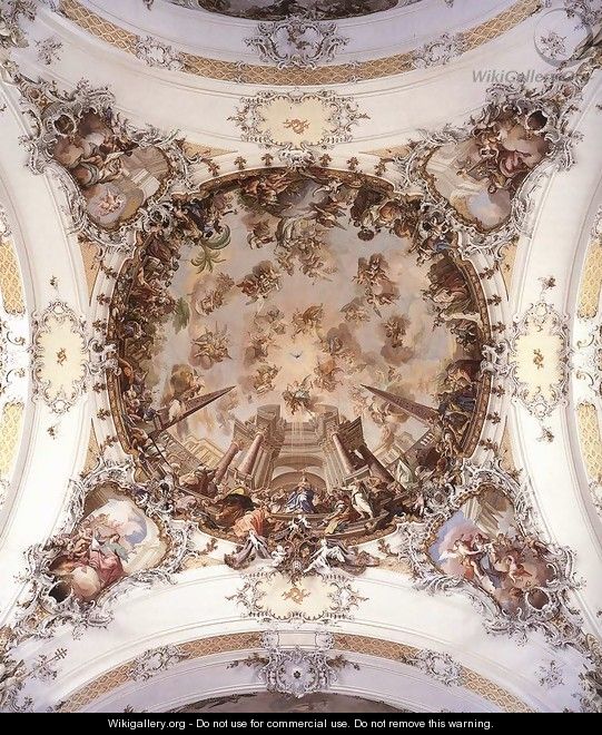 Ceiling fresco - Jakob Johann Zeiller
