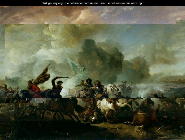 Skirmish of Horsemen between Orientals and Imperials - Philips Wouwerman