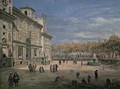 The Villa Medici and Garden in Rome - Caspar Andriaans Van Wittel