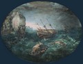 Shipwreck off a Rocky Coast 2 - Adam Willaerts