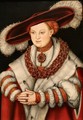 Portrait of Magdalena of Saxony - Lucas The Elder Cranach