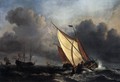 Ships on a Stormy Sea - Willem van de, the Younger Velde