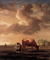 Cows on a Meadow - Adriaen Van De Velde