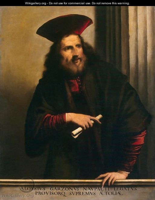 Portrait of Aloysio Garzoni - Pietro della Vecchia