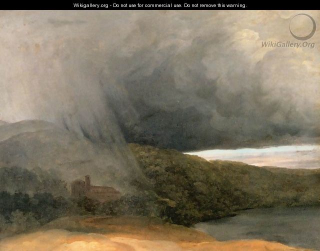 Storm by a Lake - Pierre-Henri de Valenciennes
