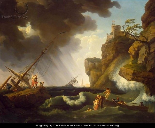Shipwreck - Claude-joseph Vernet