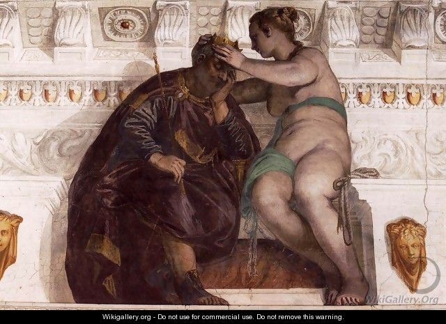 Chance Crowning a Sleeping Man - Paolo Veronese (Caliari)