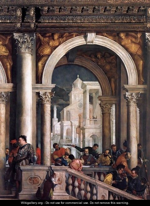 Feast in the House of Levi (detail) 5 - Paolo Veronese (Caliari)