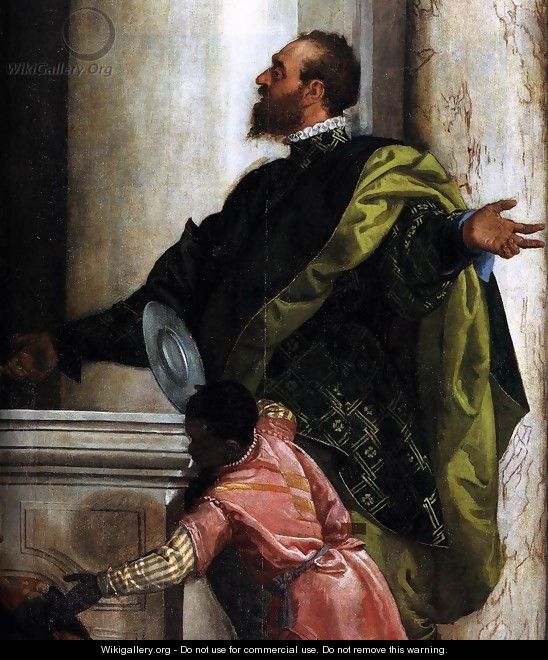 Feast in the House of Levi (detail) 3 - Paolo Veronese (Caliari)
