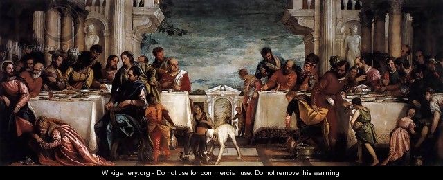 Feast at the House of Simon - Paolo Veronese (Caliari)