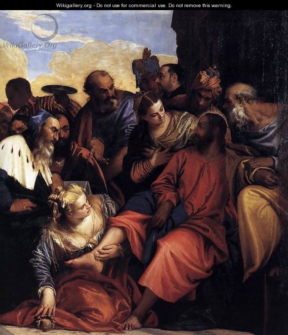 Feast in the House of Simon (detail) 2 - Paolo Veronese (Caliari)