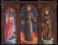 Sts Jerome, Bernardino of Siena, and Louis of Toulouse - Antonio Vivarini