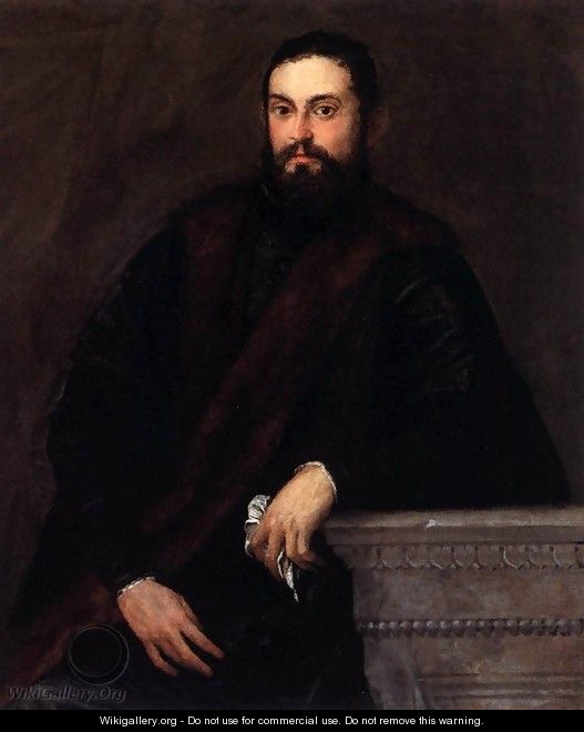 Gentleman in Black - Paolo Veronese (Caliari)