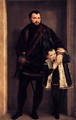 Portrait of Count Giuseppe da Porto with his Son Adriano - Paolo Veronese (Caliari)