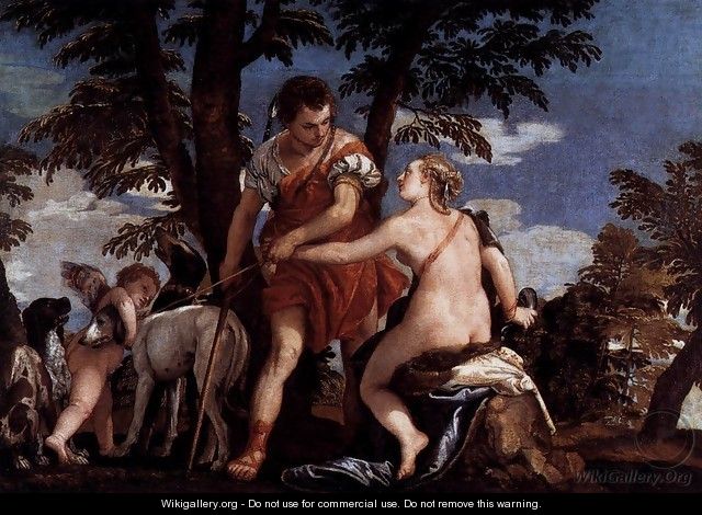 Venus and Adonis - Paolo Veronese (Caliari)