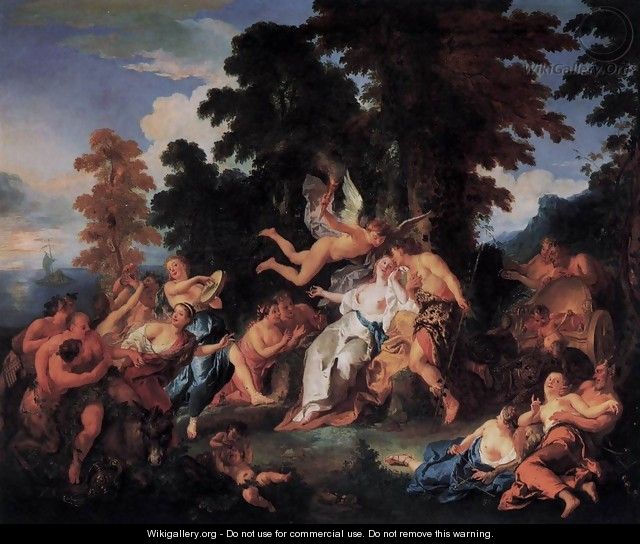 Bacchus and Ariadne - Jean François de Troy