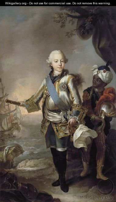 Portrait of Grand Duke Pavel Petrovich - Stefano Torelli