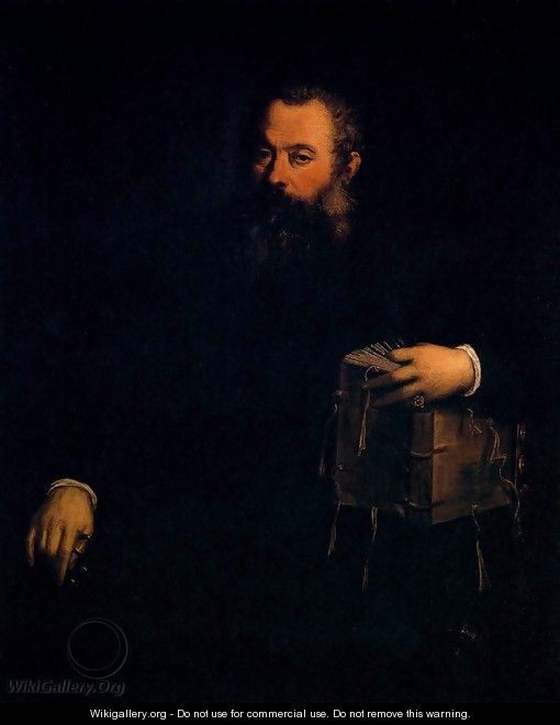Portrait of Andreas Vesalius - Tiziano Vecellio (Titian)