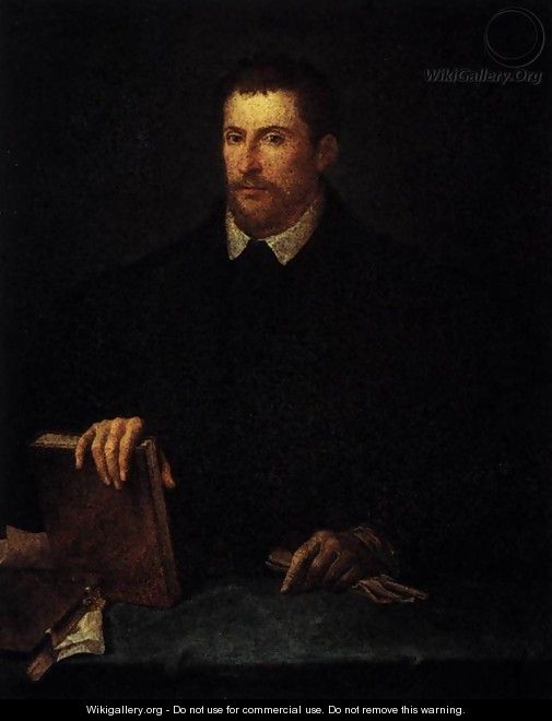 Portrait of Ippolito Riminaldi 2 - Tiziano Vecellio (Titian)