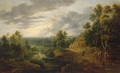 Landscape with Hunters - Lucas Van Uden