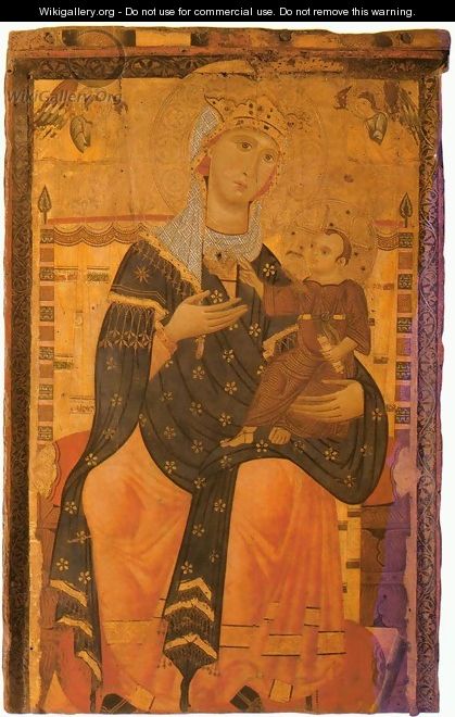 Madonna Enthroned with the Christ Child - Italian Unknown Master