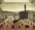 Execution of Savonarola on the Piazza della Signoria - Italian Unknown Master