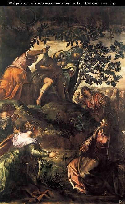 The Raising of Lazarus 2 - Jacopo Tintoretto (Robusti)