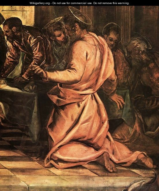 The Last Supper (detail) 3 - Jacopo Tintoretto (Robusti)