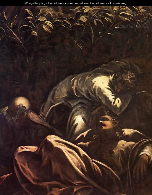The Prayer in the Garden (detail) 2 - Jacopo Tintoretto (Robusti)