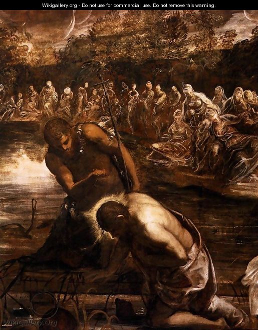 The Baptism of Christ (detail) 2 - Jacopo Tintoretto (Robusti)