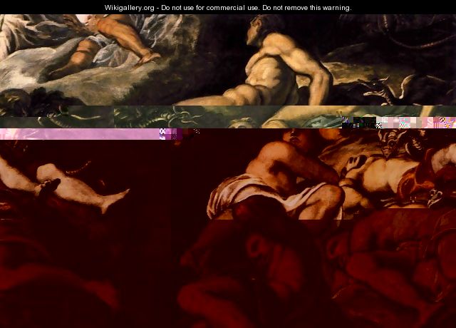 The Brazen Serpent (detail) 2 - Jacopo Tintoretto (Robusti)