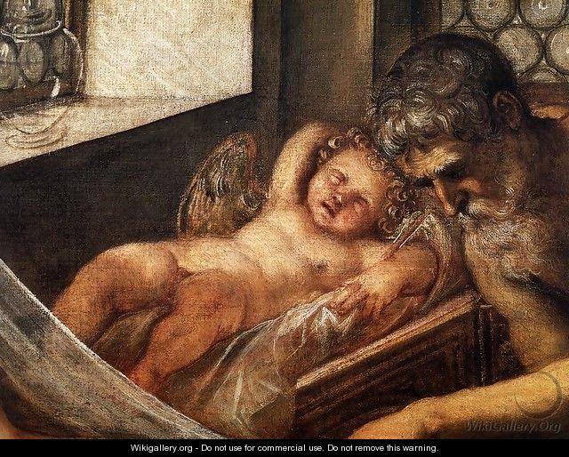 Venus, Mars, and Vulcan (detail) 2 - Jacopo Tintoretto (Robusti)