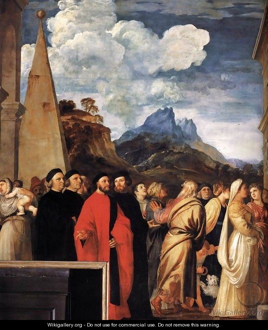 Presentation of the Virgin at the Temple (detail) 2 - Tiziano Vecellio (Titian)
