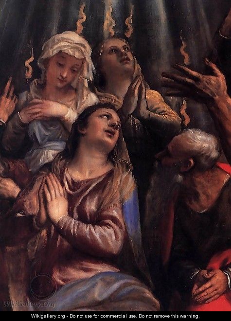 The Descent of the Holy Ghost (detail) 2 - Tiziano Vecellio (Titian)
