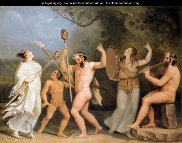 Dance of the Fauns and the Meneads - Johann Heinrich Wilhelm Tischbein