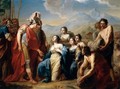 The Queen of Sheba Kneeling before King Solomon - Johann Friedrich August Tischbein