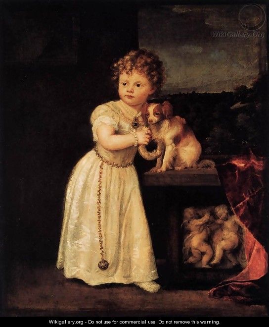 Portrait of Clarissa Strozzi - Tiziano Vecellio (Titian)