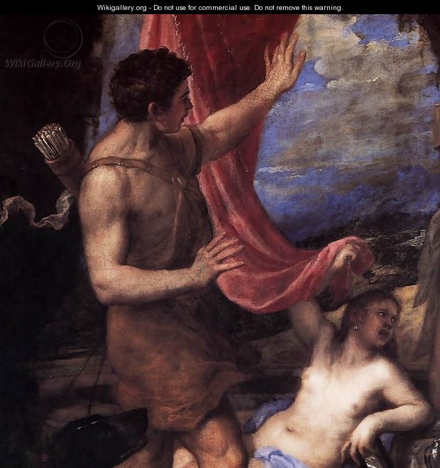 Diana and Actaeon (detail) 2 - Tiziano Vecellio (Titian)