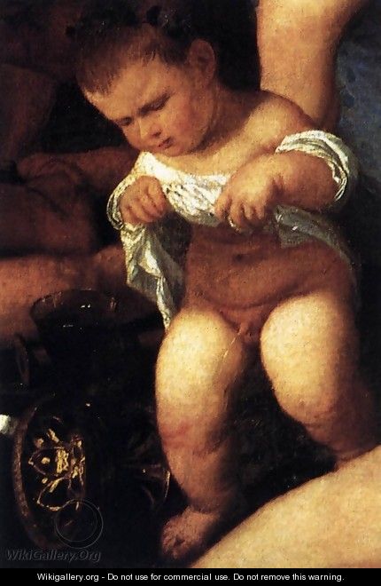 Bacchanal of the Andrians (detail) 2 - Tiziano Vecellio (Titian)