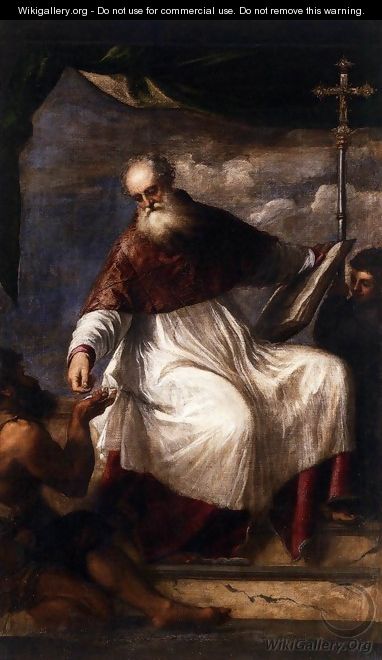 St John the Almsgiver - Tiziano Vecellio (Titian)