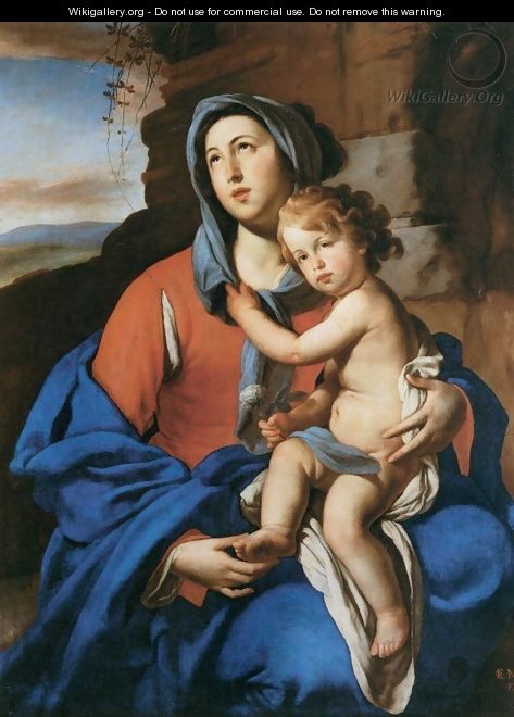 Virgin and Child - Massimo Stanzione