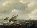 Sailing Vessels in a Strong Wind - Hendrick Maertensz. Sorch (see Sorgh)