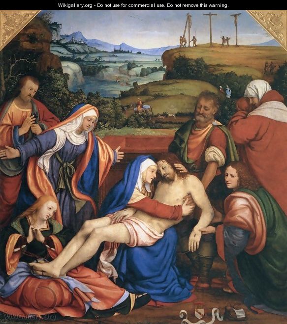 Lamentation over the Dead Christ - Andrea Solari