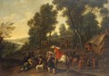 Halt of Horsemen in a Forest - Pieter Snayers
